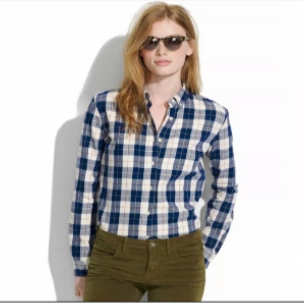 Madewell x Penfield Plaid Flannel Button Down